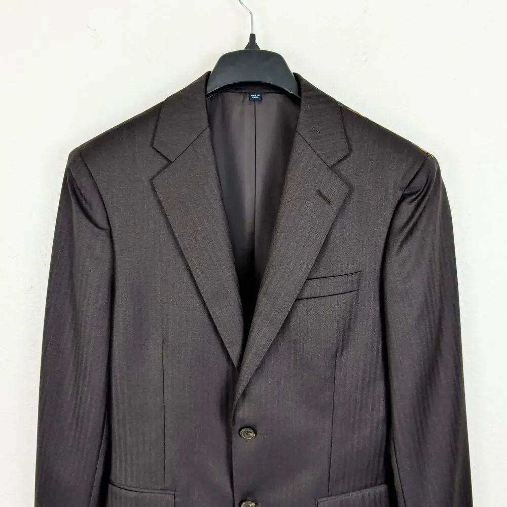 J.Crew Crosby Classic fit Suit Jacket Italy Wool herringbone 38R NWT $498